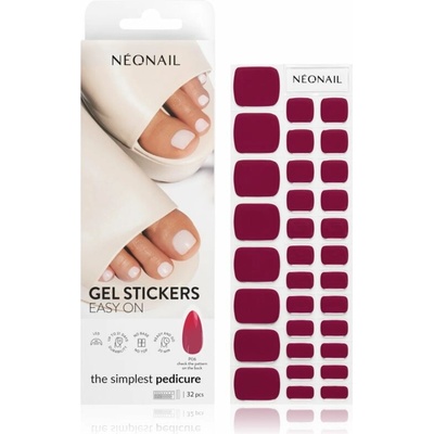 NeoNail Easy On Gel Stickers nálepky na nechty odtieň P06 32 ks