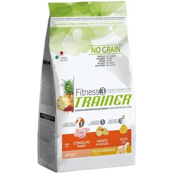 TRAINER Fitness 3 Adult Medium & Maxi - Rabbit & Potato 12,5 kg