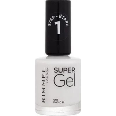 Rimmel Super Gel STEP1 гел лак за нокти 12 ml нюанс 001 Basic B