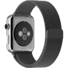 Crested Milánský tah s magnetickým zapínáním pro Apple Watch 42, 44 a 45 mm vesmírně šedý YACZ-Y600