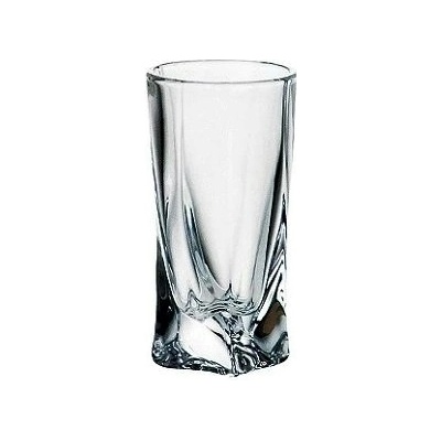Crystal Bohemia Sklenice na pálenku destiláty Quadro Crystal Bohemia balení . 6 x 50 ml
