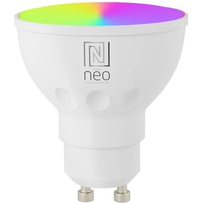 Immax NEO SMART LED žárovka GU10 4,8W RGB+CCT barevná a bílá, stmívatelná, Zigbee, TUYA