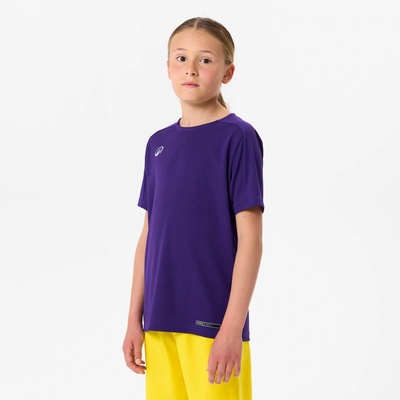 Kipsta Detský futbalový dres krátkym rukávom Viralto Club fialový