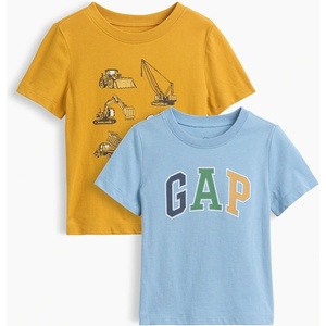 GAP Бебешка тениска с логото 2 бр. GAP GAP | Mnogotsveten | Момчешки | 12-18 месеца