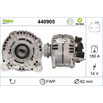 Alternátor VALEO 440905