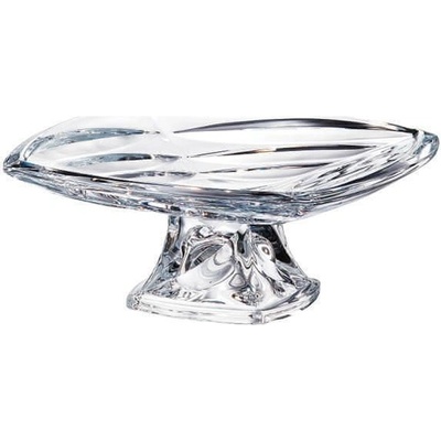 Bohemia Crystal Talíř na noze Facet 320mm