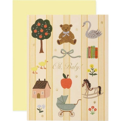 Rifle Paper Co. Prianie s obálkou Oh Baby!