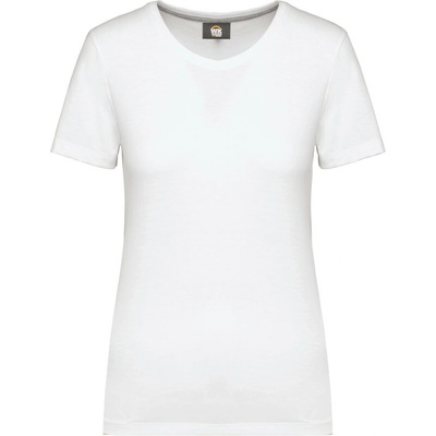 Kariban Tričko WK307 pracovní krátký rukáv dámské COT20W30700101 white