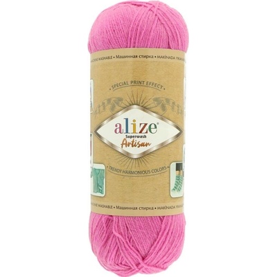 Alize Superwash Artisan 178 růžová