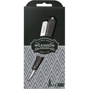Wilkinson Sword Barber´s Style Cut Throat Razor sada holiaca britva 1 ks + britvy 5 ks