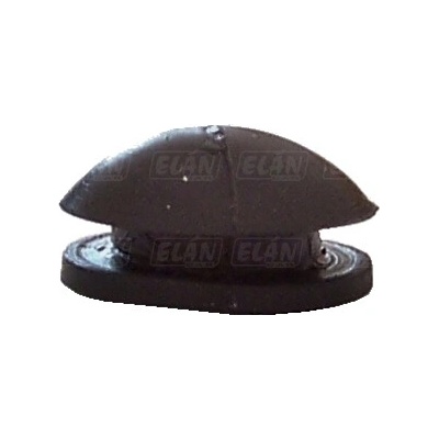 Záslepka gumová kulatá – průměr 6,4 mm (černá)
