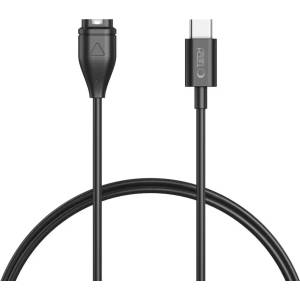 Tech-protect MC04 UltraBoost USB-C кабел за часовник Garmin 1m - черен (5906302318483)