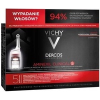 Vichy Dercos Aminexil Clinical 5 cielená starostlivosť proti vypadávaniu vlasov pre mužov Multi-Target Anti-Hair Loss Treating Care 21 x 6 ml