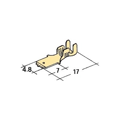 konektor 4,8mm 0,5-1mm kolík