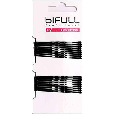 BIFULL Bifull Waved clip 51mm - black 18pcs