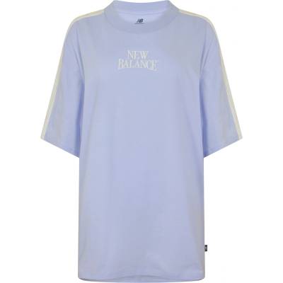 New Balance Тениска New Balance NBLS Heritage OS Tee Ld62 - Lilac