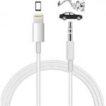  Кабел за аудио ада тер Lightning към AUX 3, 5 мм, JH-023, 1 метър