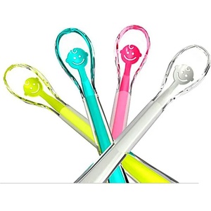 Babyono Силиконова лъжичка Baby Smile Син 9370005 (9370005) - baby