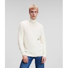 Karl Lagerfeld Jeans Klj Lightweight Turtleneck bílá