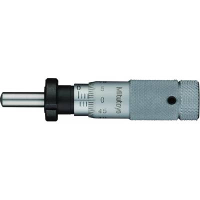 Mitutoyo Vestavná mikrometrická hlavice s nulovým nastavením bubínku 0-13 mm vypouklá (SR4) s maticí 148-858