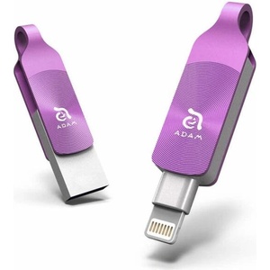 ADAM elements iKlips Duo Plus 64GB ADRAD64GKLDPRC-PURPLE Флаш памет
