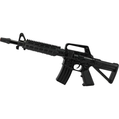 HafoToys Kapslíková kovová puška čierna s dlhou hlavnou sériou V525 M16