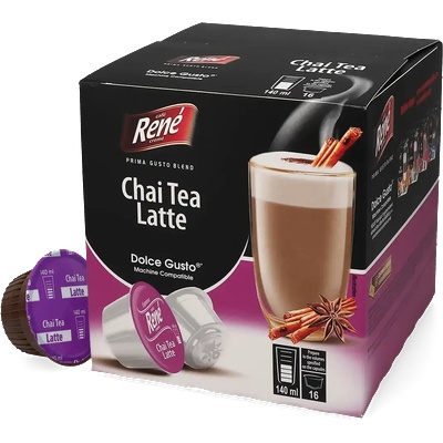 Café René | Chai Tea Latte - 16 капсули за Dolce Gusto®