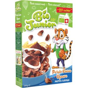 Bio Junior Био зърнена закуска Bio Junior - С какао, 250 g (BB110606) - ozone