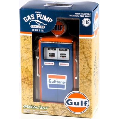 GreenLight Gulf Tokheim 350 Twin Gas Pump Čerpací Stanice 1954 1:18
