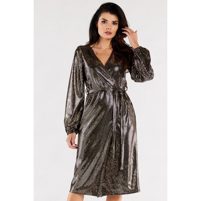 Awama šaty A564 Gold/Dots