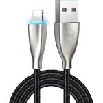 Xmart Lightning кабел Xmart Excellence Series, 1.2м, Черен (7575)