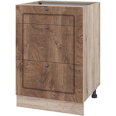 ИРИМ Долен кухненски шкаф Сити АРФ-Дъб натурал-06-57 60 см