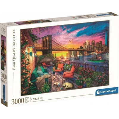 Clementoni Západ slnka nad Manhattanom 3000 dielov