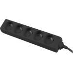 Lanberg power strip 1.5m, 5 sockets, french quality-grade copper cable, bla (PS0-05E-0150-BK)