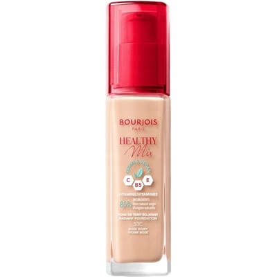 Bourjois Paris Healthy Mix Clean & Vegan Radiant Foundation hydratační a rozjasňující make-up 53W Light Beige 30 ml