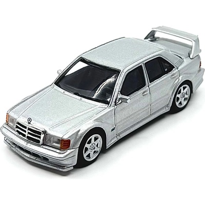 Mercedes-Benz 190E 2.5-16 Evolution II Astral Silver 1989 Mini GT 1:64