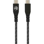 Tellur Кабел Tellur Green USB Type-C към Type-C, 3A - Black (TLL155471)