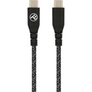 Tellur Кабел Tellur Green USB Type-C към Type-C, 3A - Black (TLL155471)