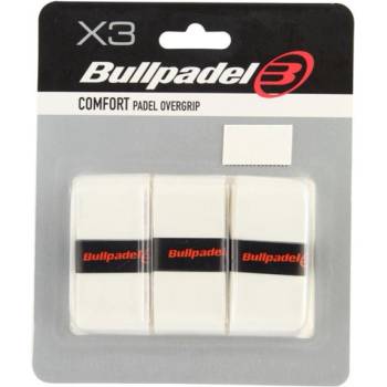 Bullpadel Покривен грип Bullpadel Comfort Padel Overgrip GB 1200 3P - Бял