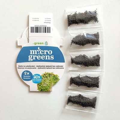 Microgreens semínka - sada inWeek (5 ks) Rukola
