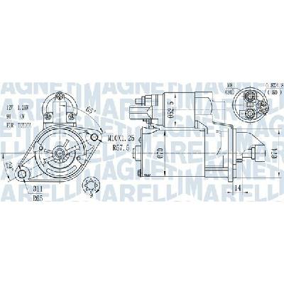żtartér MAGNETI MARELLI 063721450010