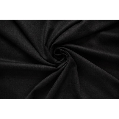 Metráž - OBLEKOVKA VLNA/Pes/Ly TMAVĚ ŠEDÁ - látka na šaty, kalhoty a sukně