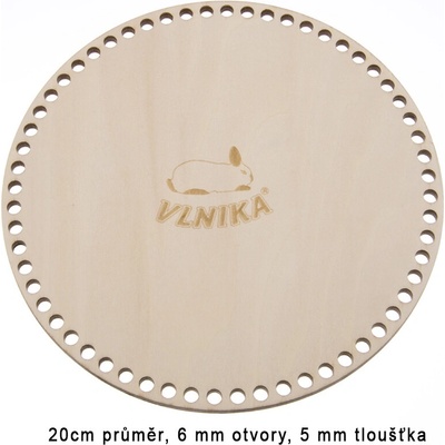 Dno překližkové kruh Varianta: 20 cm-6 mm