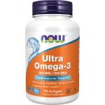 NOW NOW Ultra Omega-3, 90 Softgels - fitnesdobavki - 44,96 лв