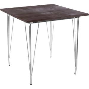 Premier Housewares Трапезна маса от масивен бряст ø 80 cm District - Premier Housewares (5501306)