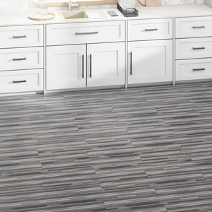 vidaXL Дъски за под Сиви ивици 5, 02 m2 36 бр. ПВЦ (42046286)