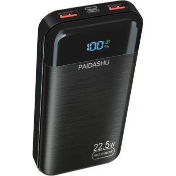 PAIDASHU POWER BANK 27000mAh 22, 5W CURRENT CHARGE, BLACK