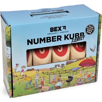 Bex Sport Kubb s čísly