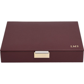 Stackers Classic Stackers Кутия за бижута с капак, бордо (76863)
