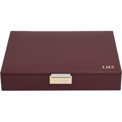 Stackers Classic Stackers Кутия за бижута с капак, бордо (76863)